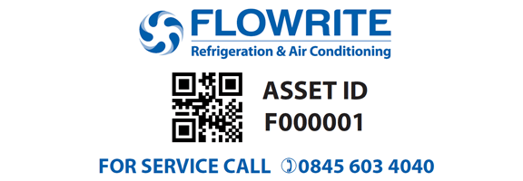 Flowrite asset tag